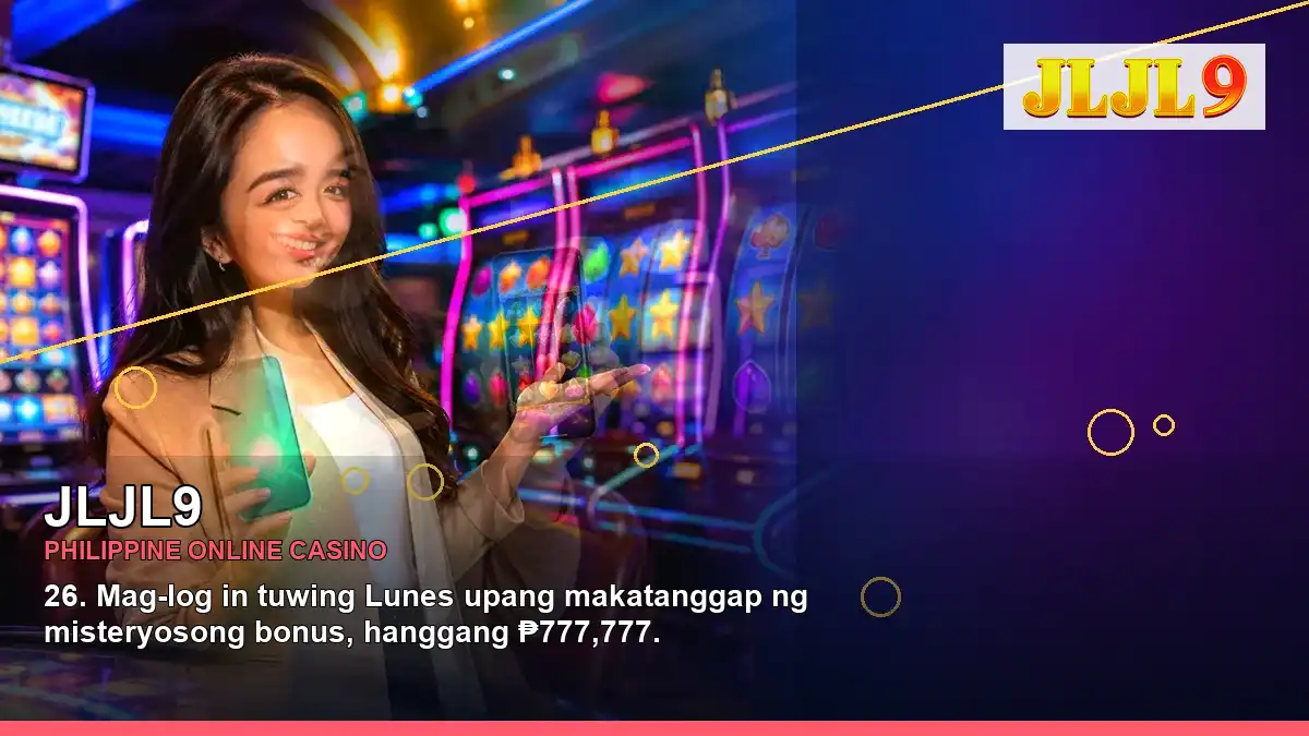 JLJL9 high-energy coins casino cashback rewards in a left-framed layout for Philippine players