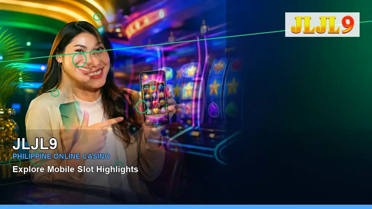 JLJL9 first casino deposit and wallet options featuring an adult Filipina casino host with a left close-up composition —